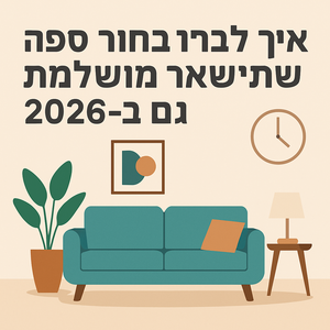 ספה שתחזיק מעמד: מה שהיצרנים לא אומרים